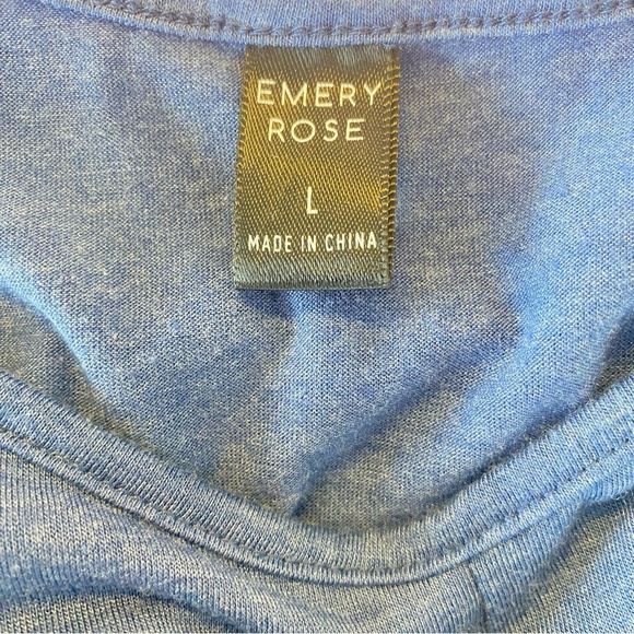 EMERY ROSE - blue flowy tank - Picture 5 of 7
